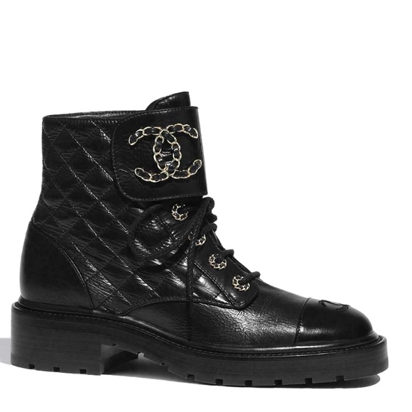 chanel combat boots 2021